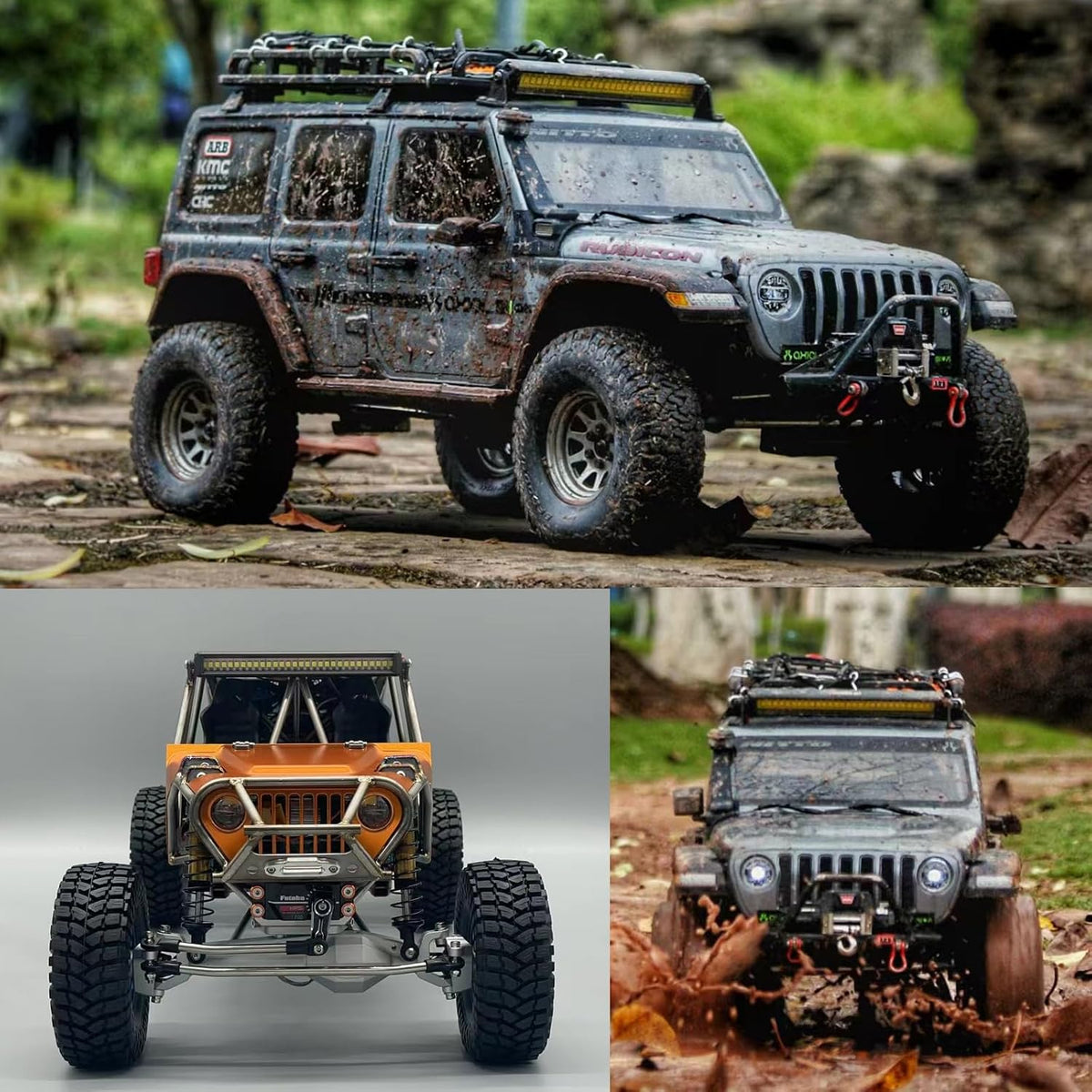 5.3" 30-LED Aluminum RC Light Bar for 1/8 & 1/10 Crawlers