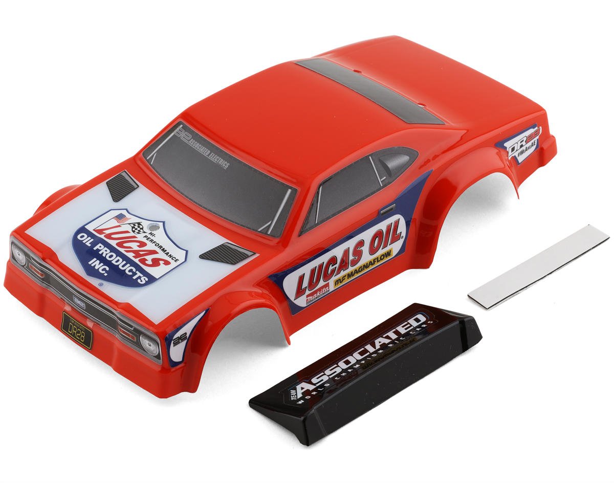 ASC21451 DR28 Lucas Oil RTR Body, Painted