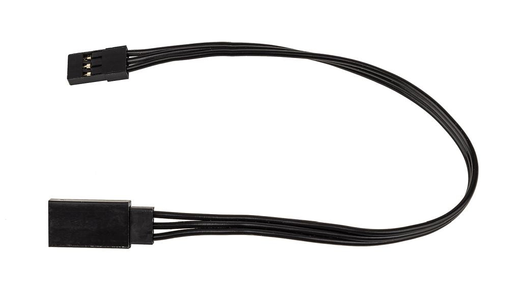 ASC27165 175mm Servo Wire Extension, Black, (6.89in) | The Rc Shop at DrDans