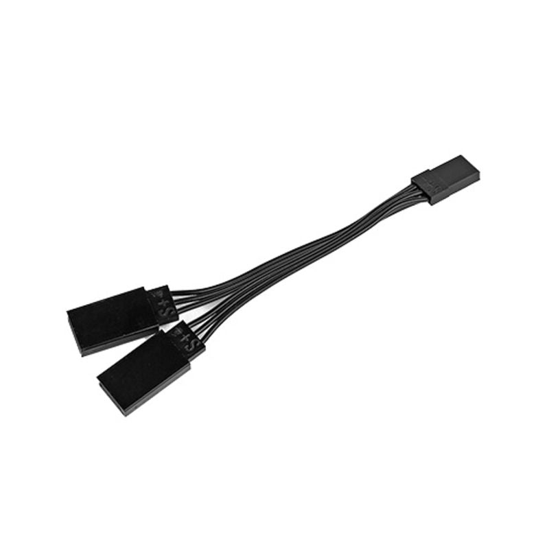 ASC27170 Reedy Power RX/Servo Y-Connector 95mm, Black | The RC Shop at Dr Dans