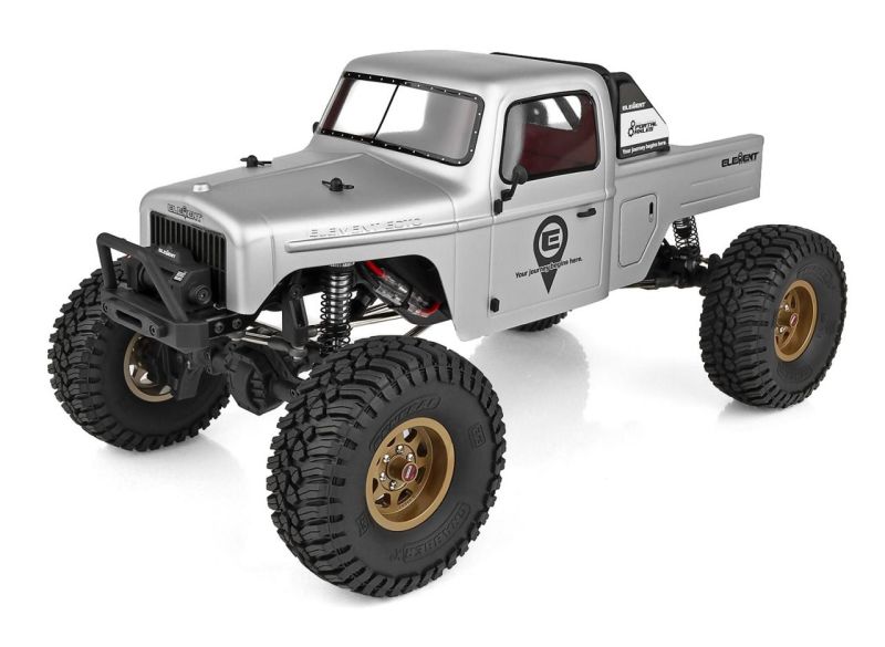 ASC40130 Enduro Ecto Portal 1/10 Trail Truck 4WD Off-Road, Gray, RTR