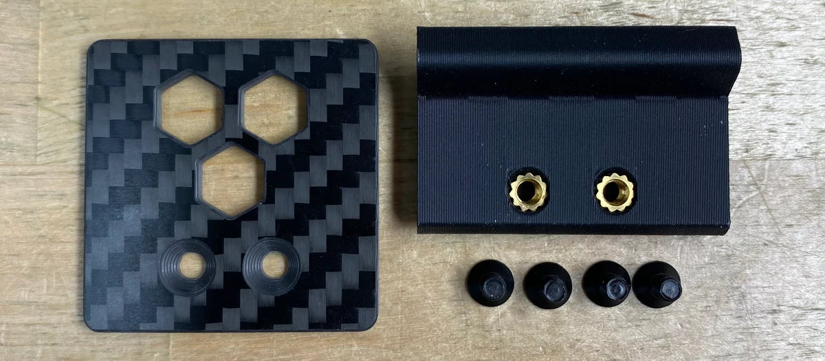 Bingo RC Designs Wasp ESC Mount Plate – Matte Forged – BRC-ESC-MFRG