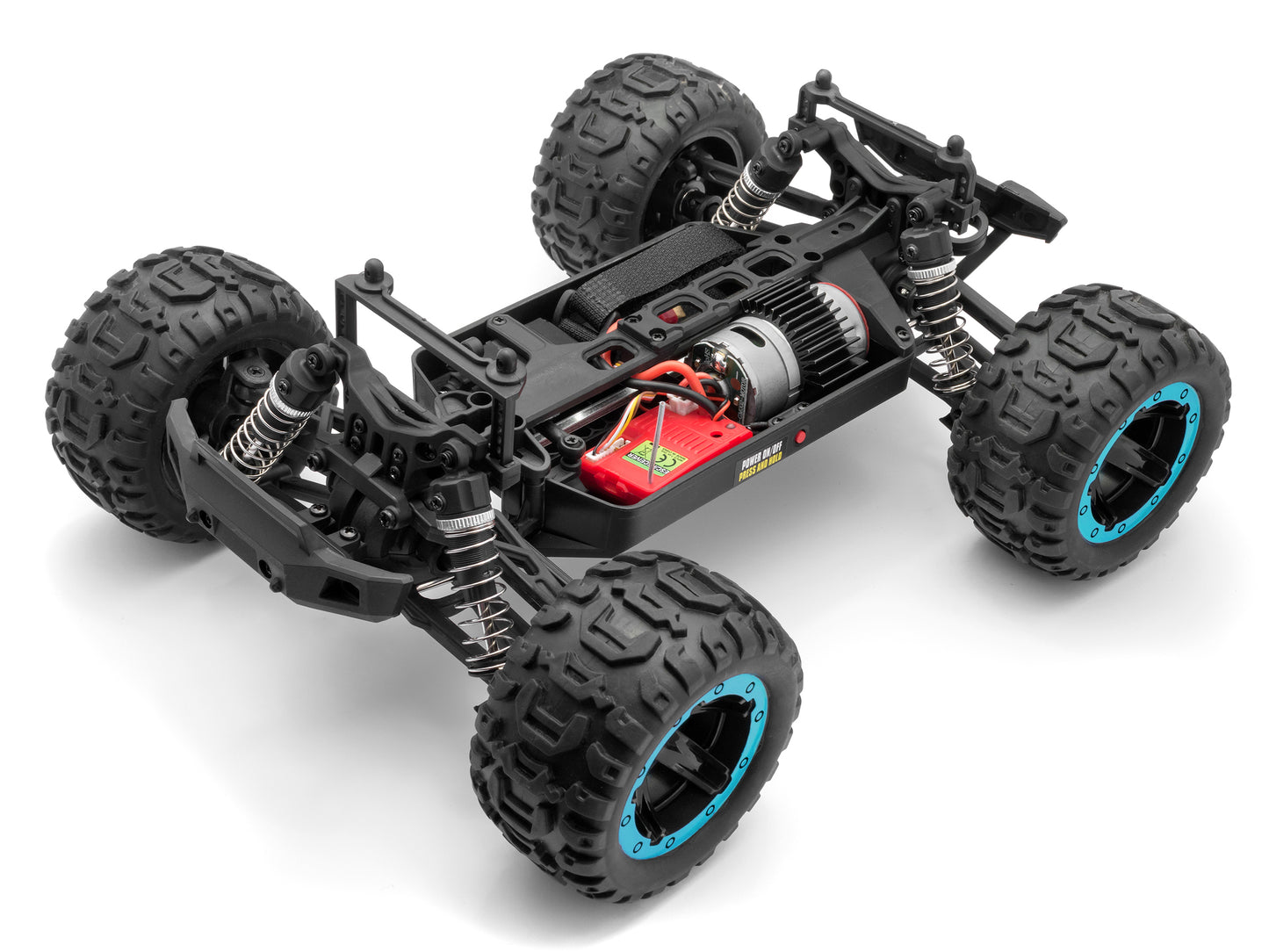 BZN540104 BlackZon Slyder 1/16th RTR 4WD Electric Monster Truck - Blue