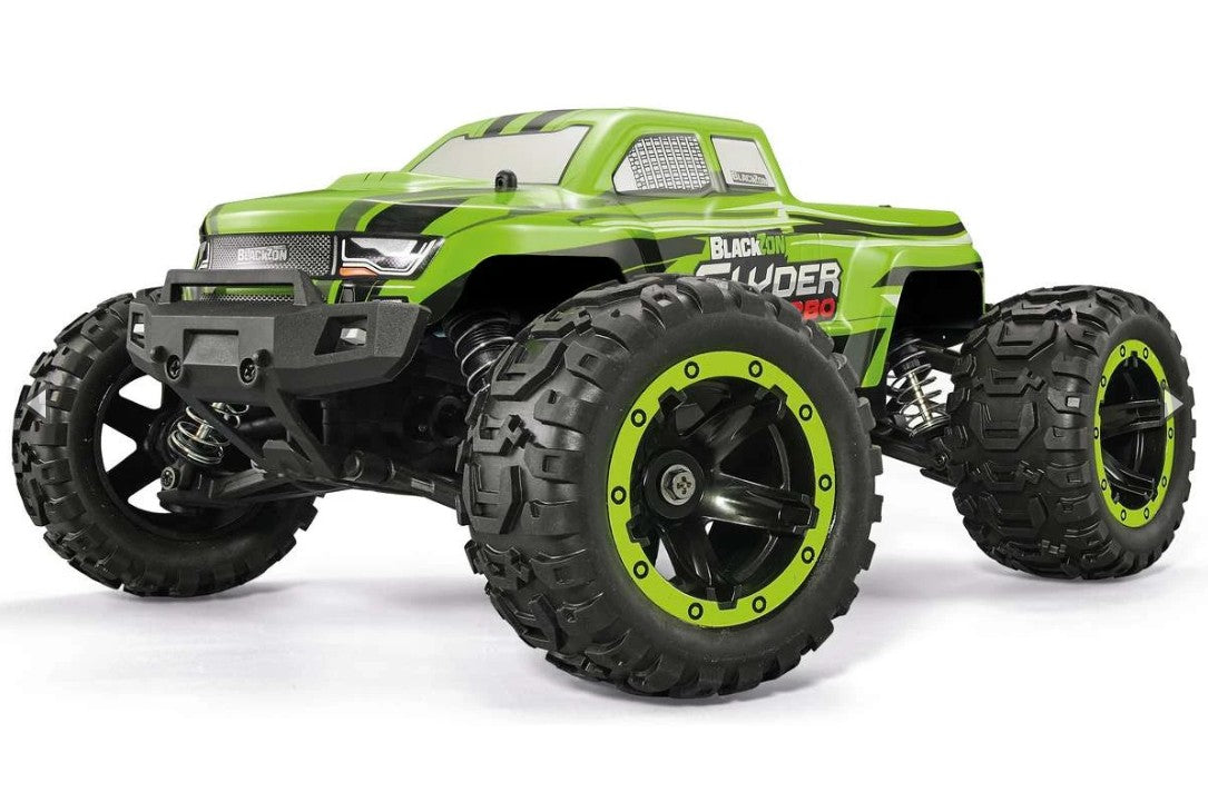 BZN540200 BlackZon Slyder MT Turbo 1/16 4WD RTR 2S Brushless - Green