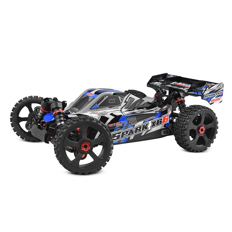 COR00285-B Corally Spark XB6 1/8 6S Basher Buggy, RTR, Blue