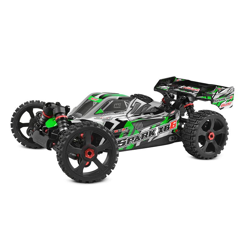 COR00485-G Corally Spark XB6 1/8 6S Basher Buggy, ROLLER, Green