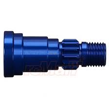 7753 - Stub axle, aluminum (blu