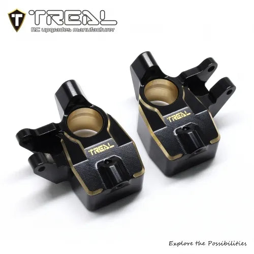 TLHTSCX10_III-35 Treal Hobby Axial SCX10 III Brass Front Inner Portal Covers (60g) | The RC Shop at Dr Dans
