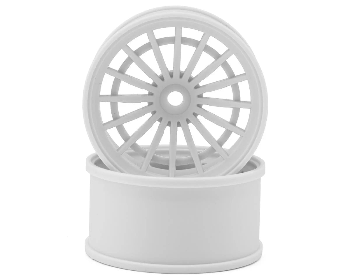EBS-JT18-W10 Eastbay Sliders JT18 1/10 Drift Wheels (White) (2) (10mm Offset) w/12mm Hex