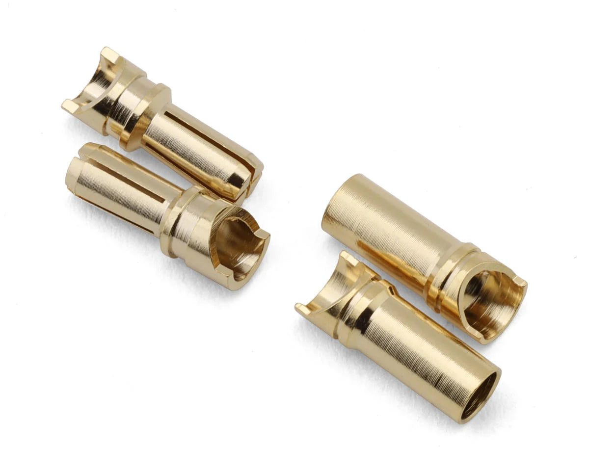 ECP-1614 EcoPower 3.5mm "Super Bullet" Gold Connectors (2 Male/2 Female) | The RC Shop at Dr Dans