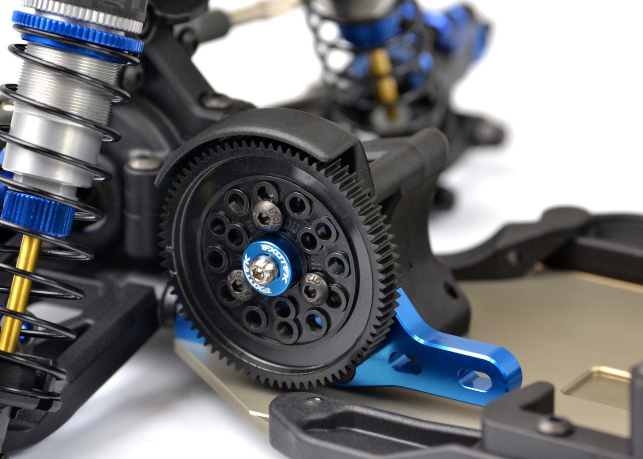 EXO2227 B7 Locked Spur Mount Set w/Titanium Bolt, for the Stock B7 Shaft Also works on the B6.4-B6.2 laydown series.