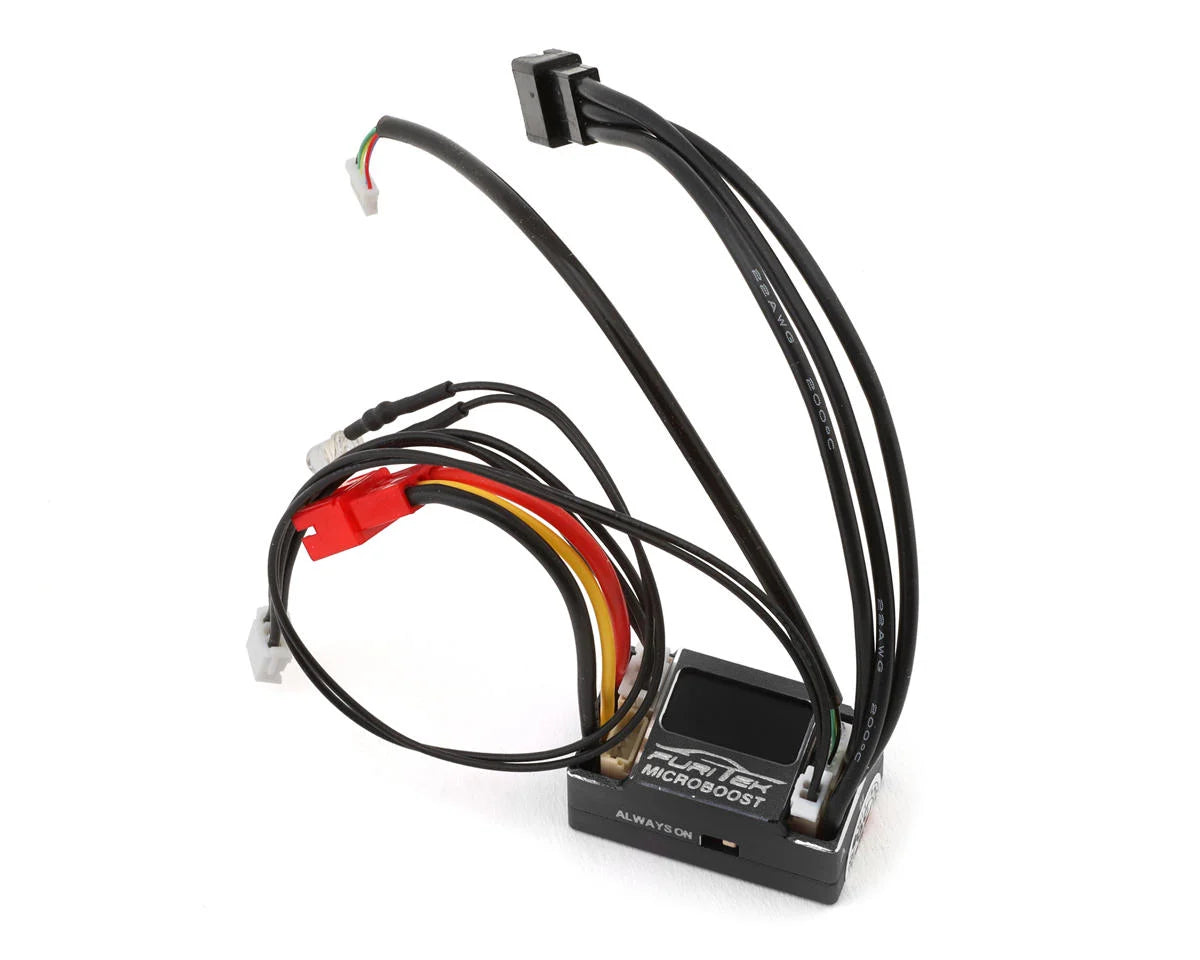 FTK-FUR-2600-2602 Furitek Microboost 2S 25A Brushless Sensored/Sensorless Micro Drift ESC w/Display | The RC Shop at Dr Dans