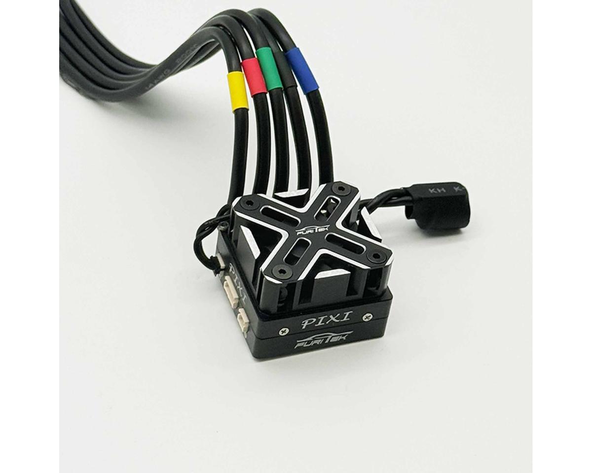 Furitek PIXI 1/10 Competition Drift Sensored Brushless ESC (Black) w/WiFi Module & Cooling Fan
