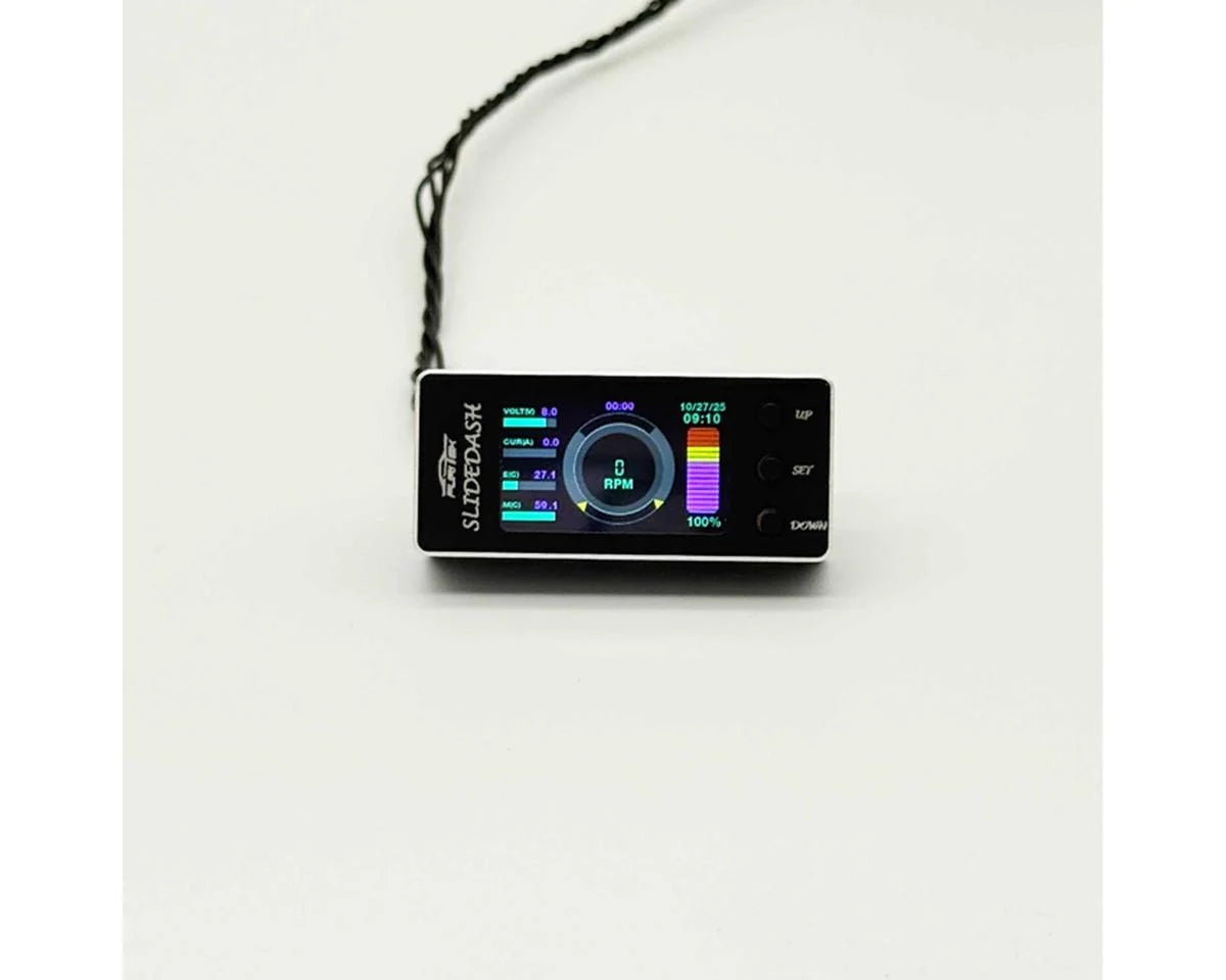 FTK-FUR-2736 Furitek PIXI ESC SlideDash OLED Telemetry & Configuration Display Programmer (Black)
