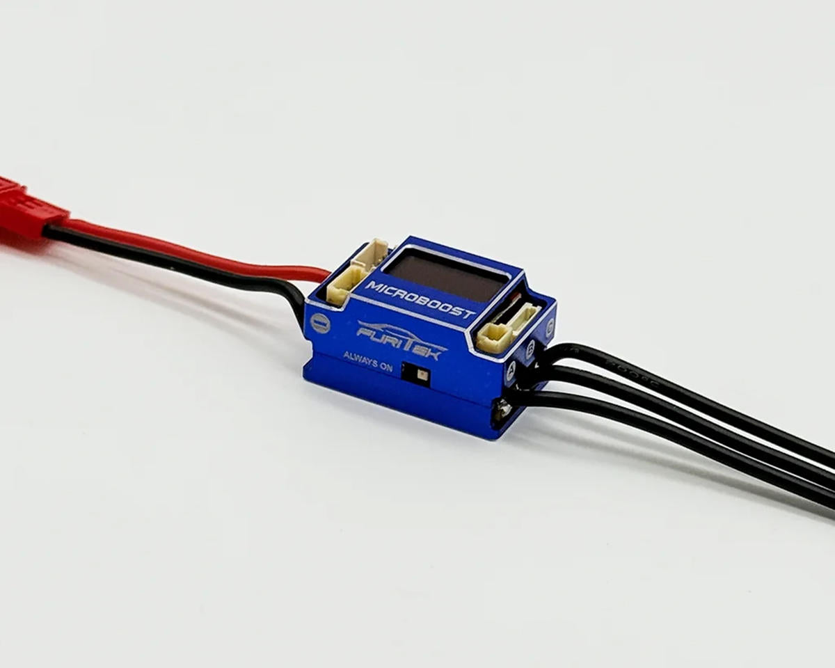 Furitek MicroBoost 2S 25A/50A Brushless ESC Blue with LCD – FTK-FUR-2796