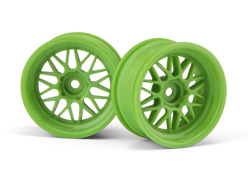 HPI106772 HPI Racing HRE C90 26mm Wheels, 6mm Offset, Green (2pcs)