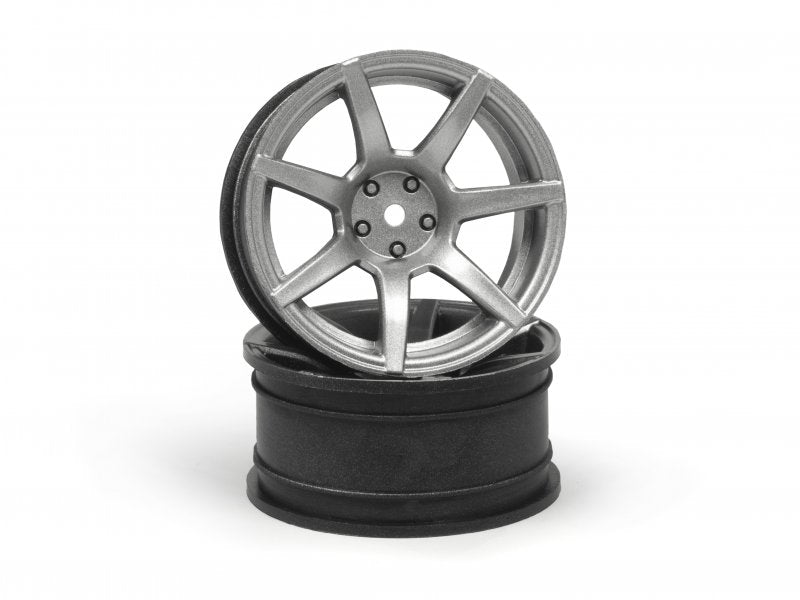 HPI120225 7Twenty Style55 Wheel Gunmetal (6mm/2pcs), for 1/10 Touring Cars