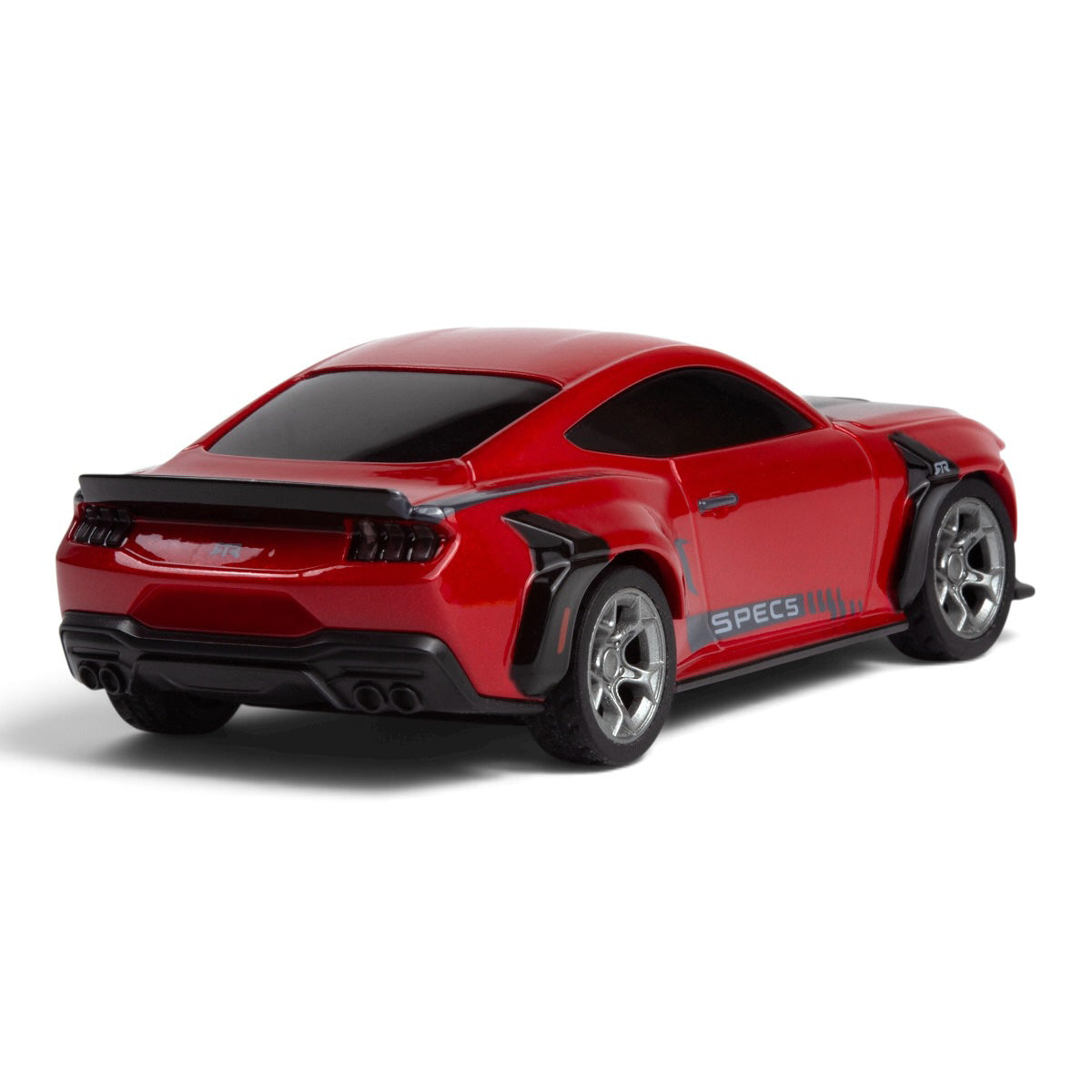 HPI Racing nano-TTR Ford Mustang RTR Spec 5 1/64 RC Car – Silver / Blue / Red