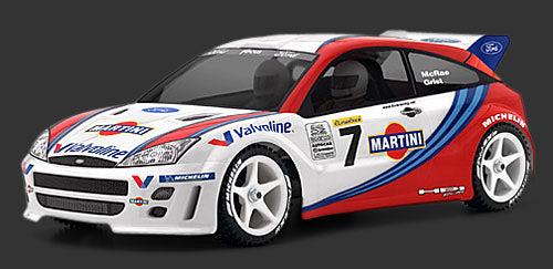 HPI7412 Ford Focus WRC Body, Clear, 200mm