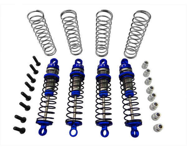 HRALTN56DP06 Hot Racing Threaded Aluminum Shocks for Traxxas 1/16 (Blue) |The RC Shop at Dr Dans