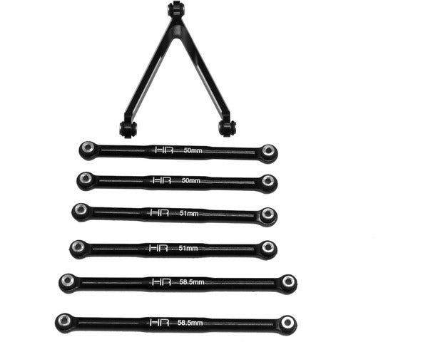 HRASXTF133J01 Hot Racing Aluminum Link Set for LWB, 133.7mm, for SCX24