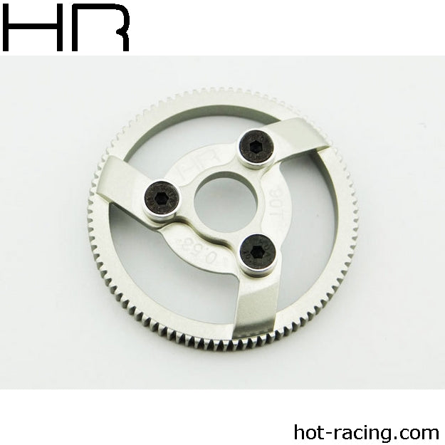 HRATE890H Hot Racing Hard Anodized 90 Tooth 48 Pitch Aluminum Spur Gear