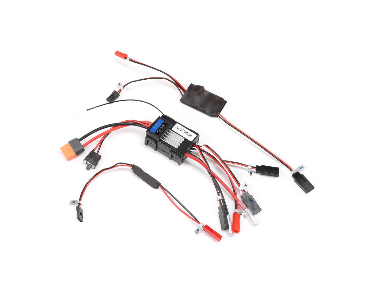 HRZ00011 2-in-1 40amp Brushed ESC LT RX 2-3S | The RC Shop at Dr Dans