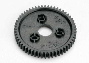3957 Spur gear, 56-tooth (0.8 metric
