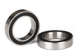 5120A Ball bearings, black rubber sealed (12x18x4mm)