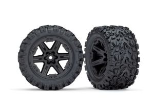 6774 RXT 2.8" Black Wheels & Talon EXT Tires (2)