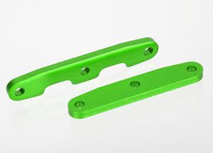 6823G Bulkhead tie bars, front & rear, aluminum (green-anodized)