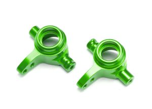 6837G Steering blocks, 6061-T6 aluminum (green-anodized)