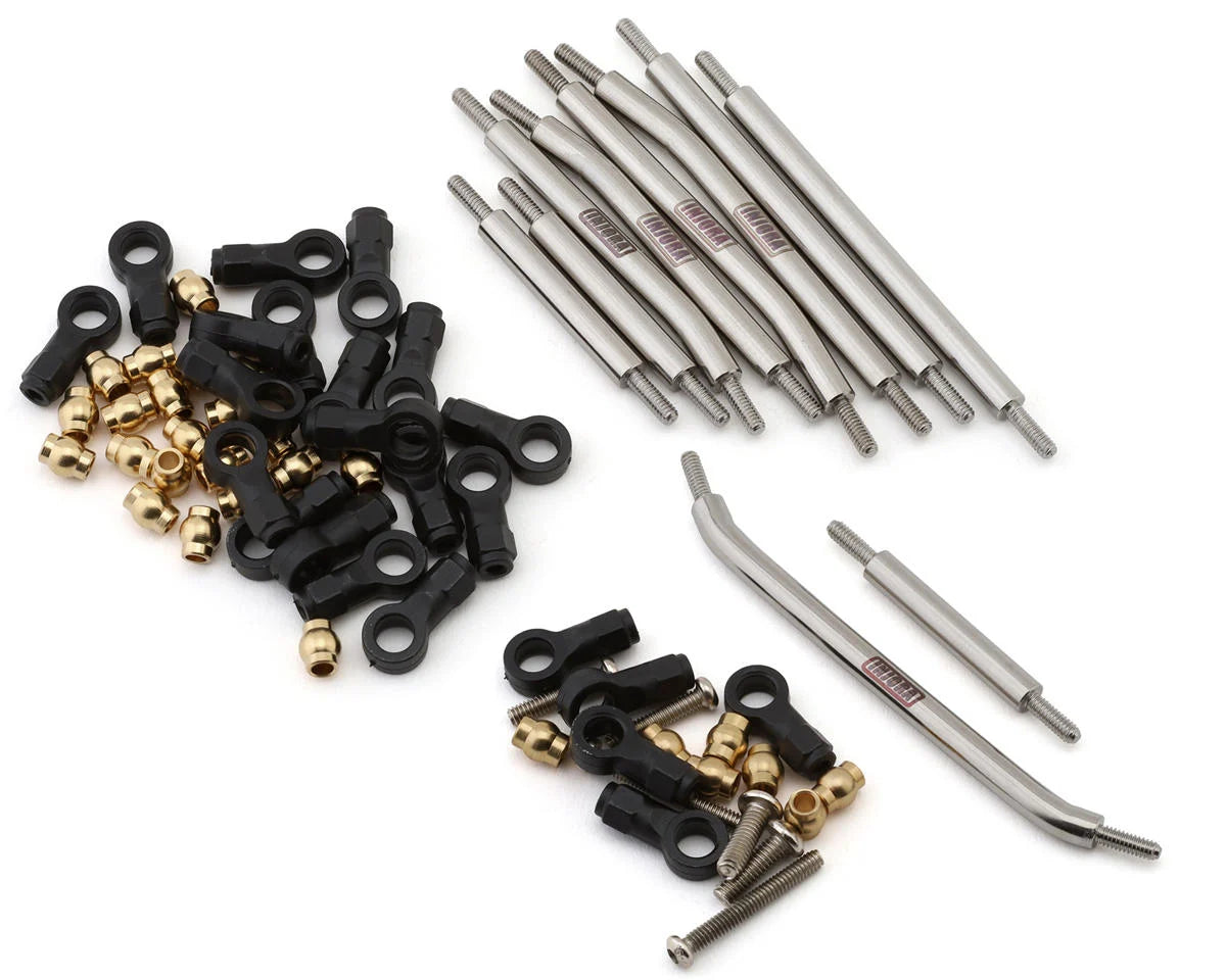 INJASC18-11-12 Injora Redcat Ascent18 Stainless Steel High Clearance Links Set w/Steering Links | The RC Shop at Dr Dans