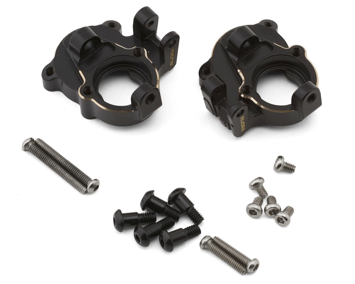 INJORA Brass Front Steering Knuckles for Redcat Ascent-18 Brushless / APEX (2) – ASC18-27