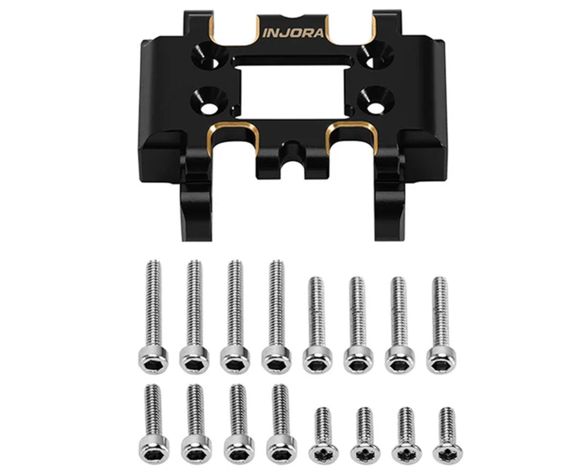 INJASC32-03BK Injora Redcat Ascent-32 Brass Skid Plate (Black) (2) (8.4g ea)