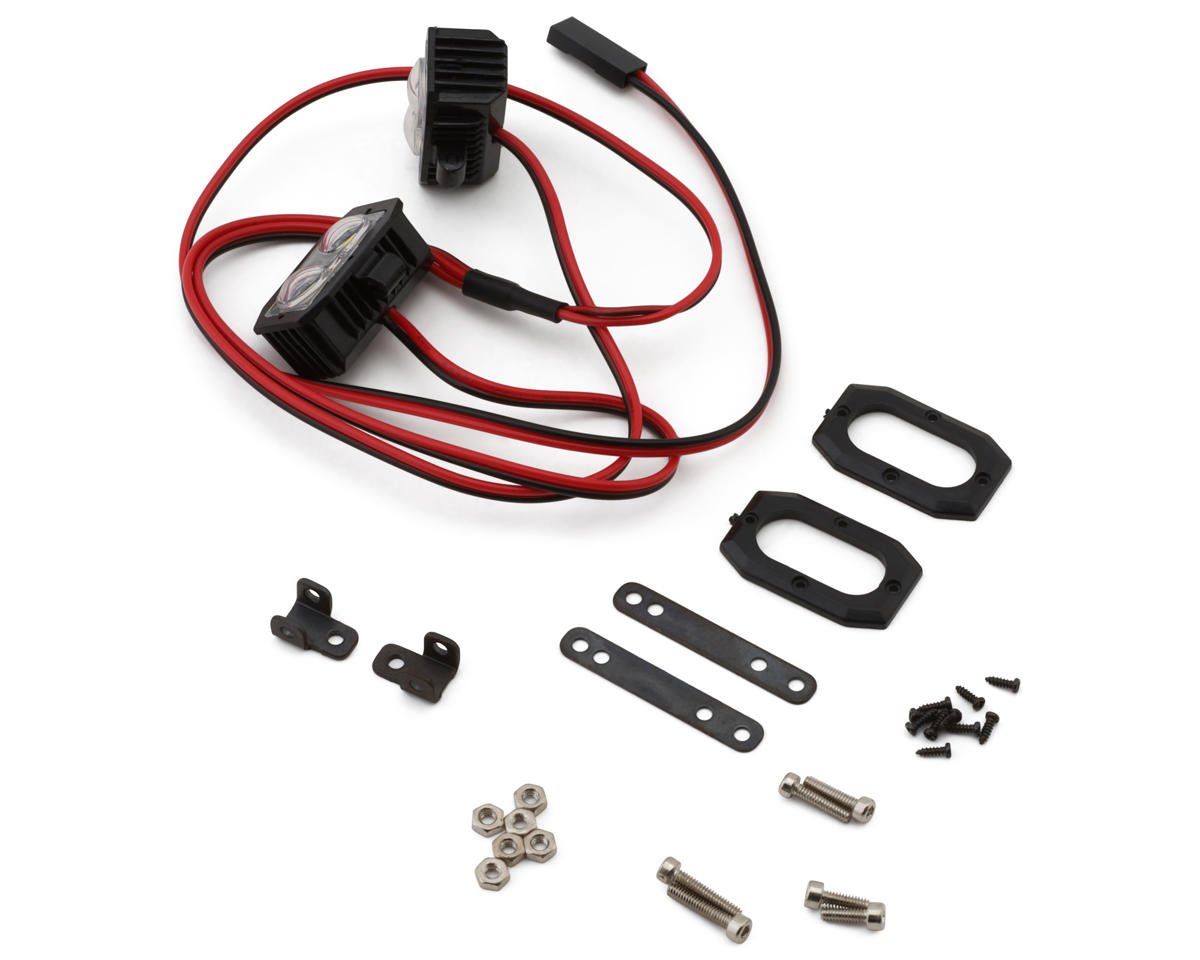 INJDG-L31-2 Injora 1/10 Rock Crawler LED Rectangle Pod Light Kit (2)