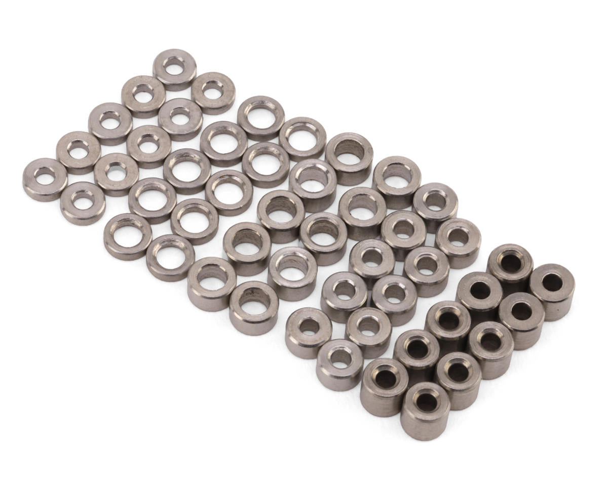 INJSCX24-166 Injora 1.4mm Stainless Steel Spacers Set (50Pcs) | The RC Shop at Dr Dans