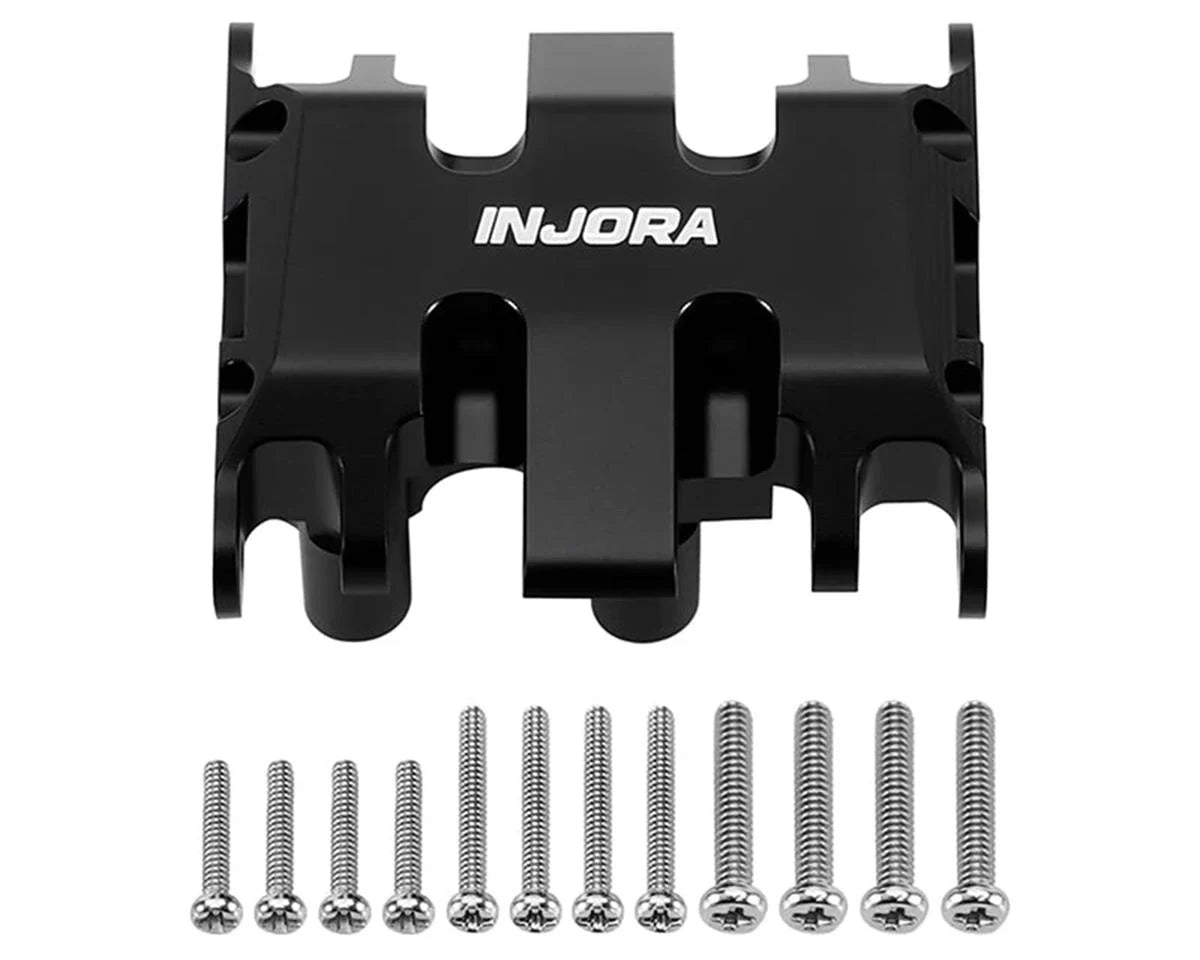 INJSCX30-06BK Injora Axial SCX30 Aluminum Skid Plate (Black) | The RC Shop at Dr Dans