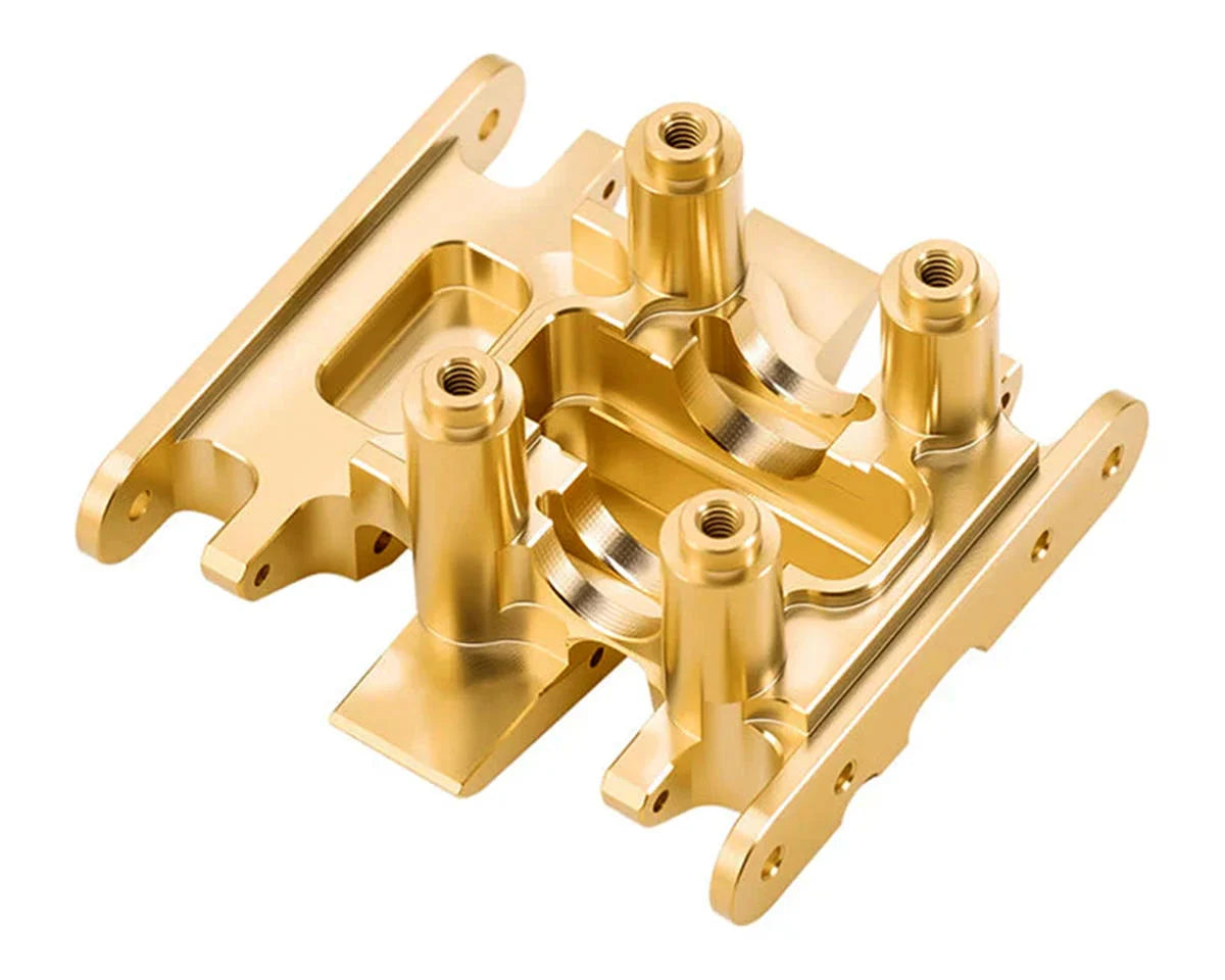 INJSCX30-06BR Injora Axial SCX30 Brass Skid Plate (Gold) (17.8g) | The RC Shop at Dr Dans