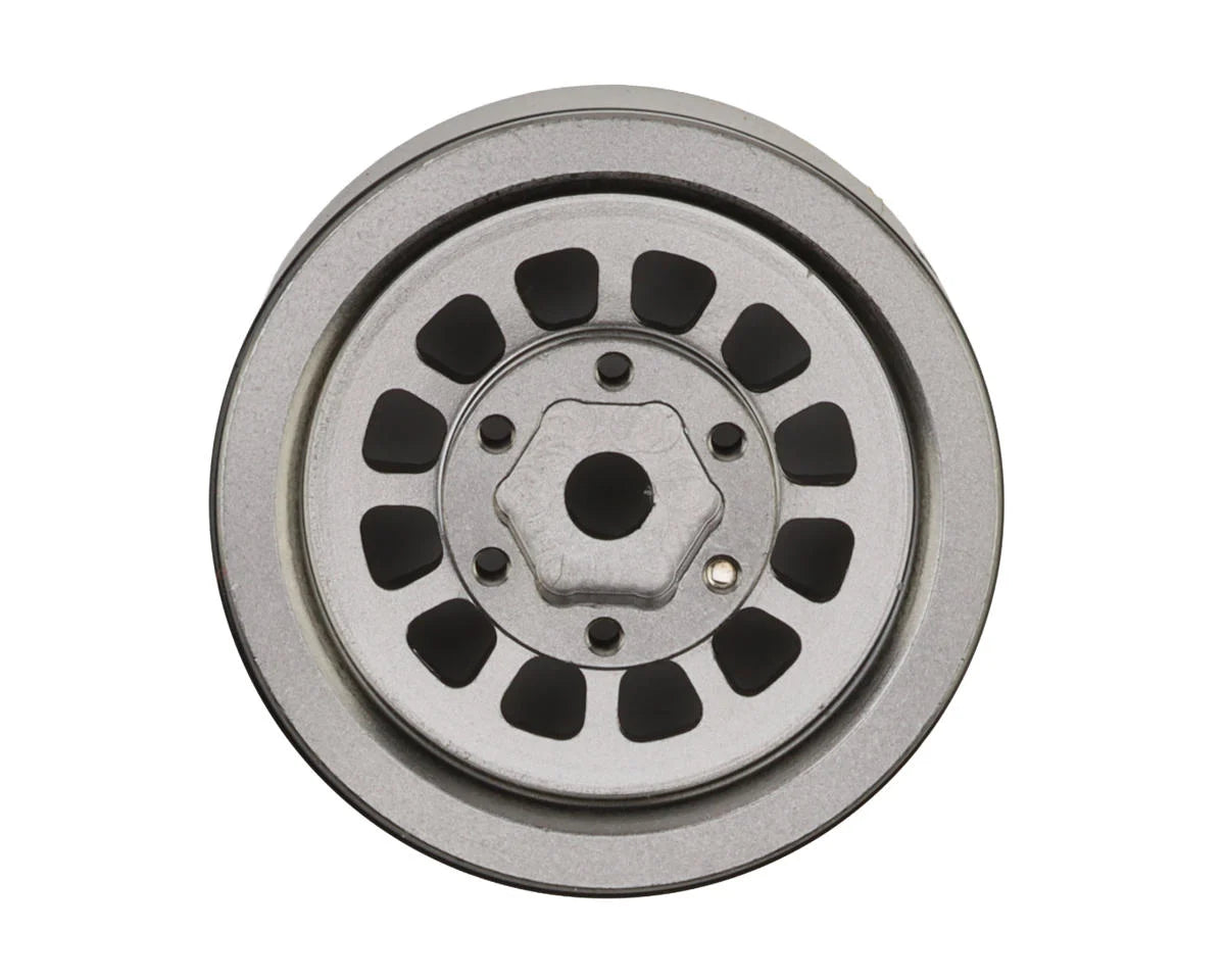 INJORA W1015 1.0" Turbine Deep Dish Brass & Aluminum Beadlock Wheels -4.7mm Offset (4)