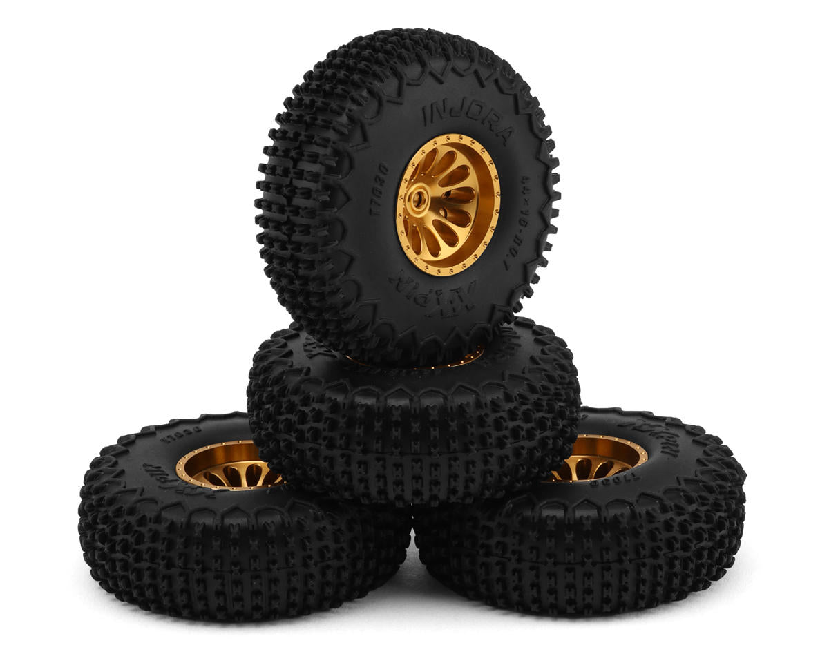 IINJORA W7501 0.75" Aluminum Beadlock Wheels & 44mm XHX Tires for Redcat Ascent-32
