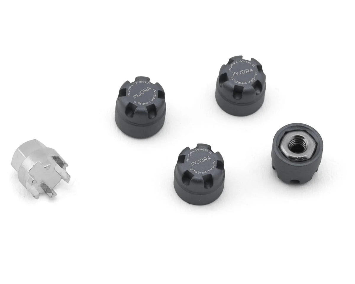 INJWH-28 Injora 2.5mm Aluminum Wheel Cap Lock Nuts | The RC Shop at Dr Dans