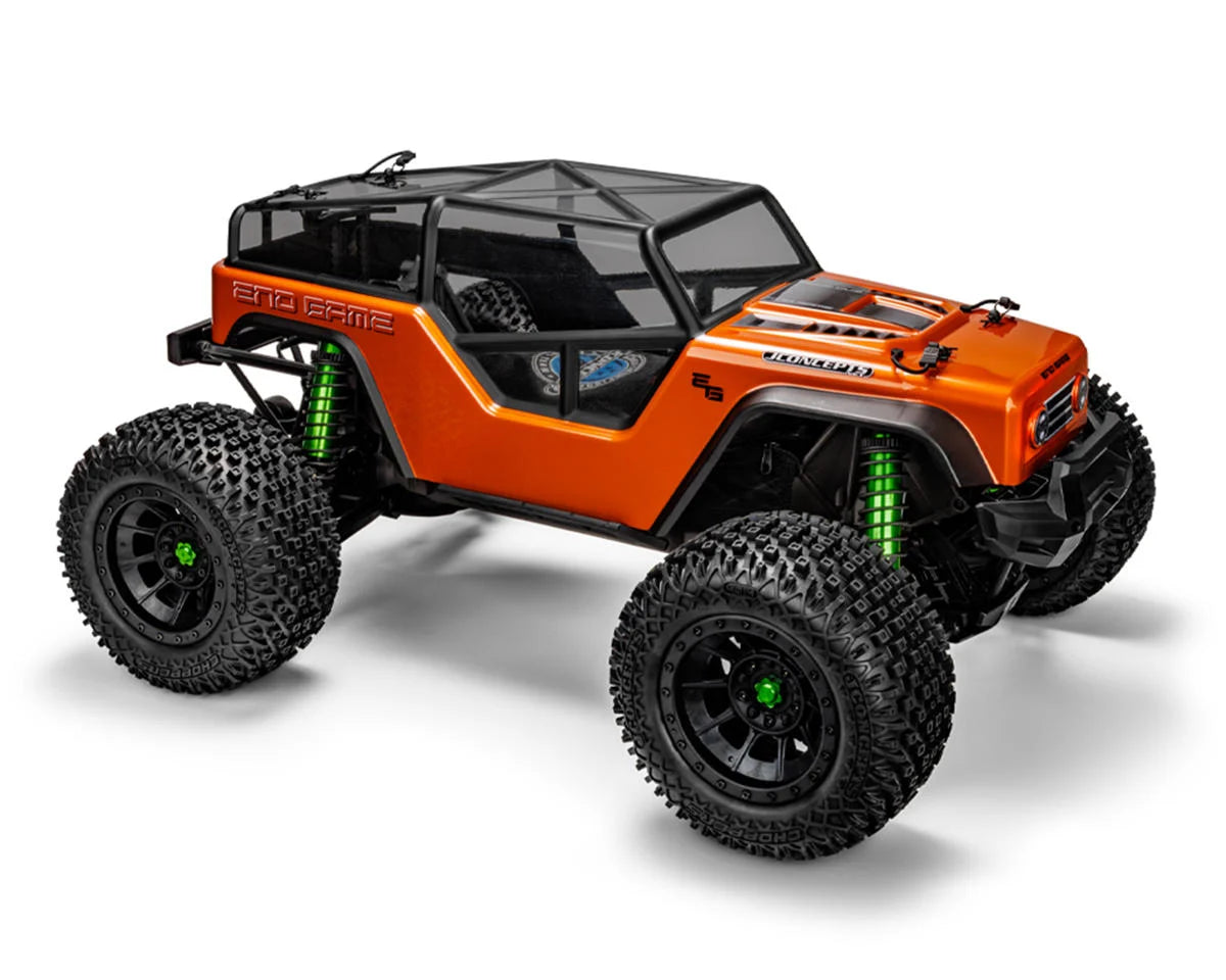 JCO0459 JConcepts End Game Safari Monster Truck Body for Traxxas® X-Maxx® (Clear) (Pre-Trimmed) w/Body Mount Set | The RC Shop at Dr Dans