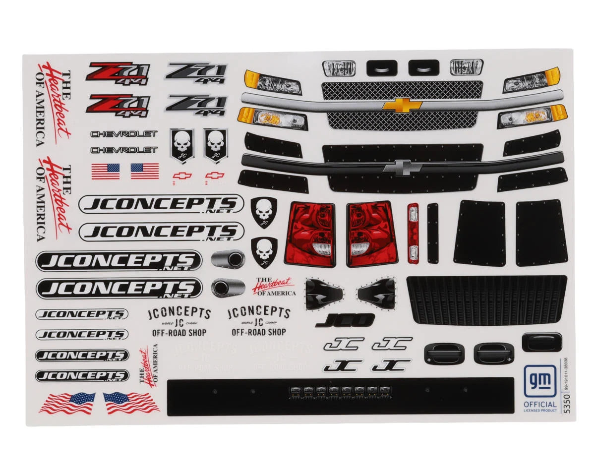 JCO0728 JConcepts 2003 Chevy K5 Blazer Pre-Runner 1/10 Rock Crawler Body (Clear) (12.3") | The RC Shop at Dr Dans