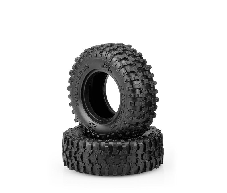 JCO308802 Tusk, Scale Country 1.9" (3.93" OD) Green Compound Tires w/ Inserts, 1pr