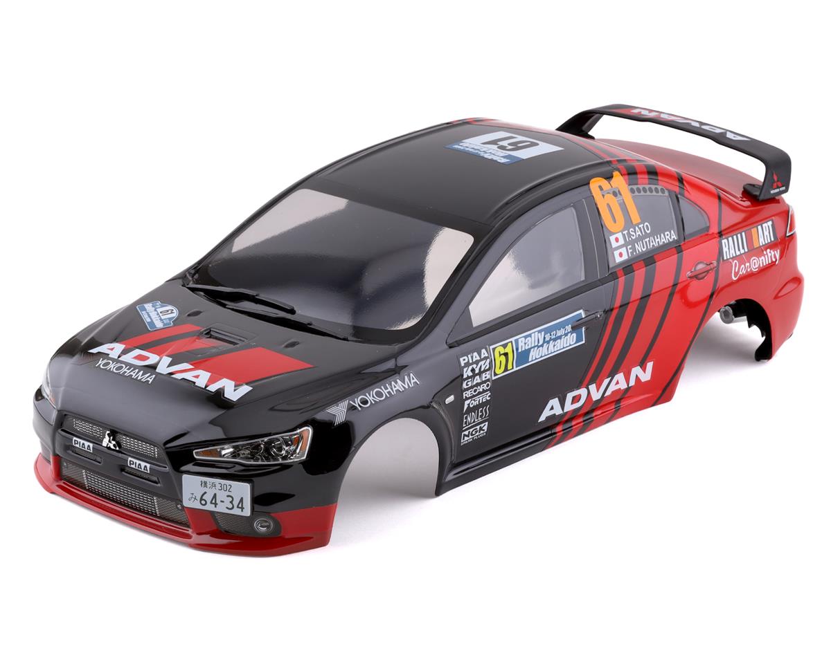 KLR-48002 Killerbody Mitsubishi Lancer Evolution X Pre-Painted 1/10 Rally Body (Advan)