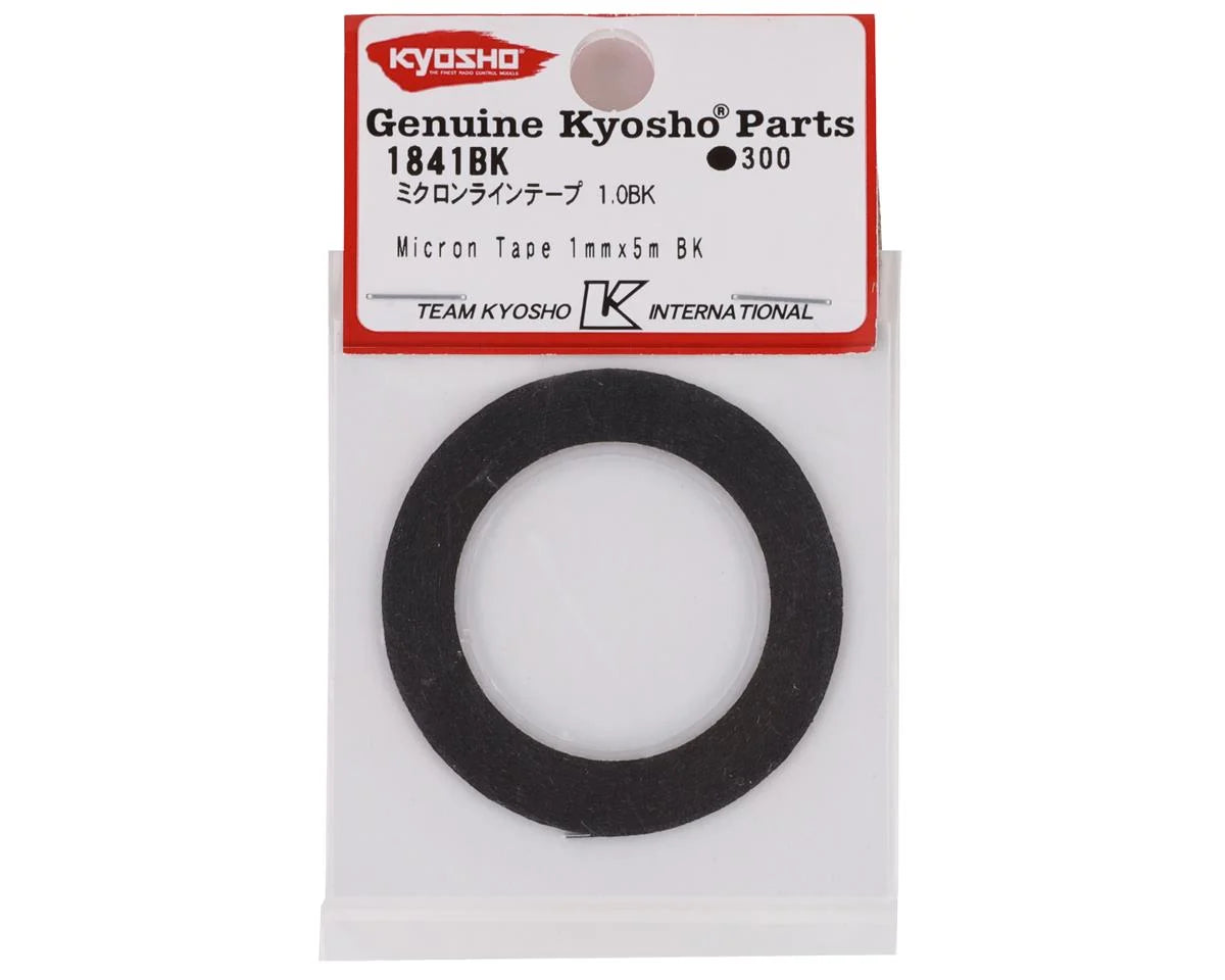 KYO1841BK Kyosho 1mm Micron Trim Detail Tape (Black) (5m) | The RC Shop at Dr Dans