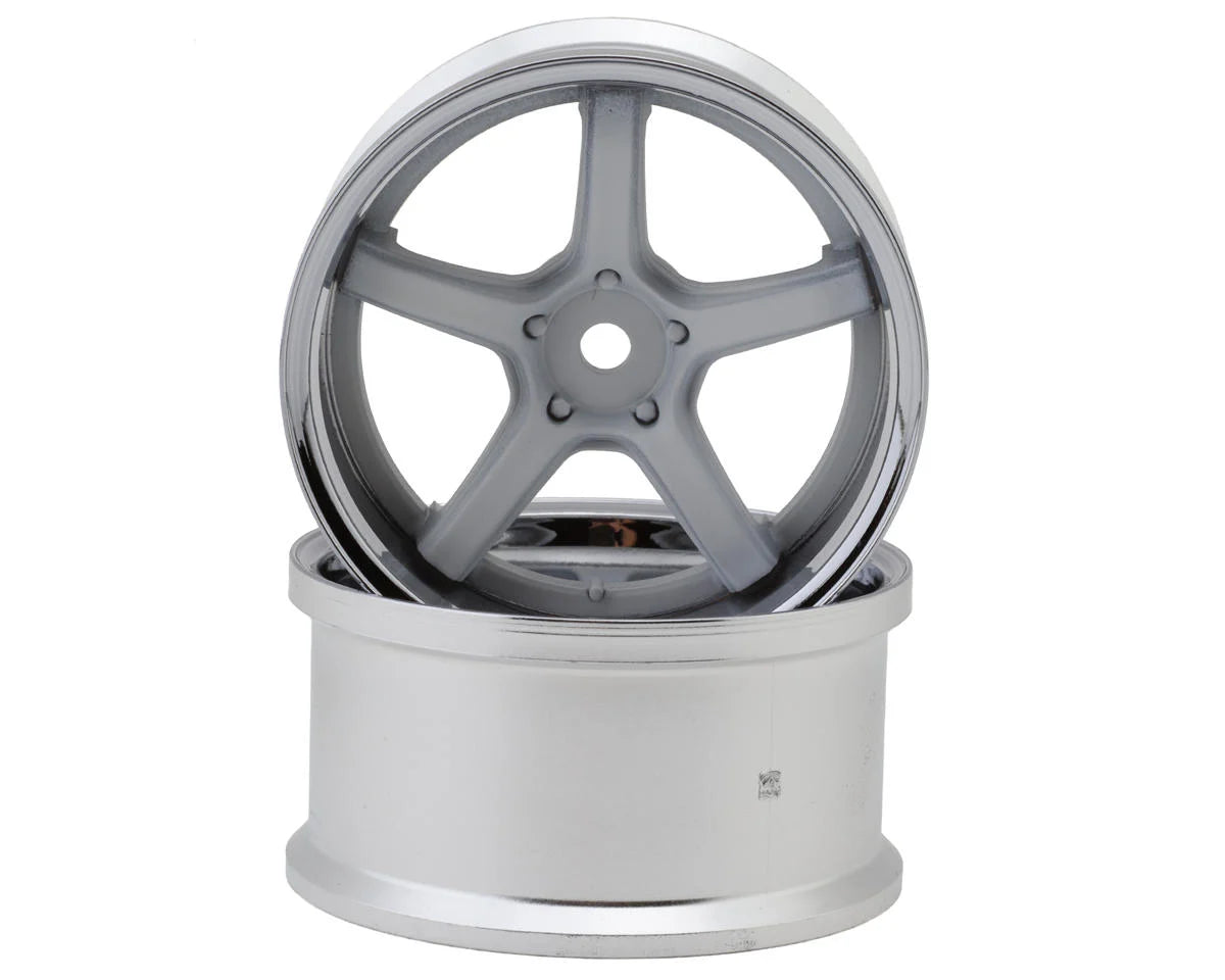 LW-07(06-08)PW LAB Work Emotion T5R 1/10 2-Piece Concave Drift Wheels (White) (2) (6mm & 8mm Offset) w/12mm Hex | The RC Shop AT Dr Dans