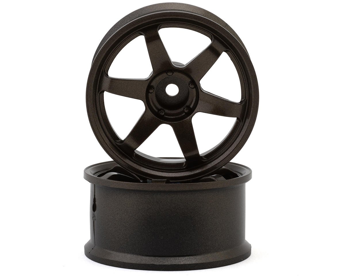 LWH-LWH-0308BRA LAB TE37 Sports 1/10 High Traction Drift Wheels (Bronze) (2) (8mm Offset) w/12mm Hex | The RC Shop at Dr Dans