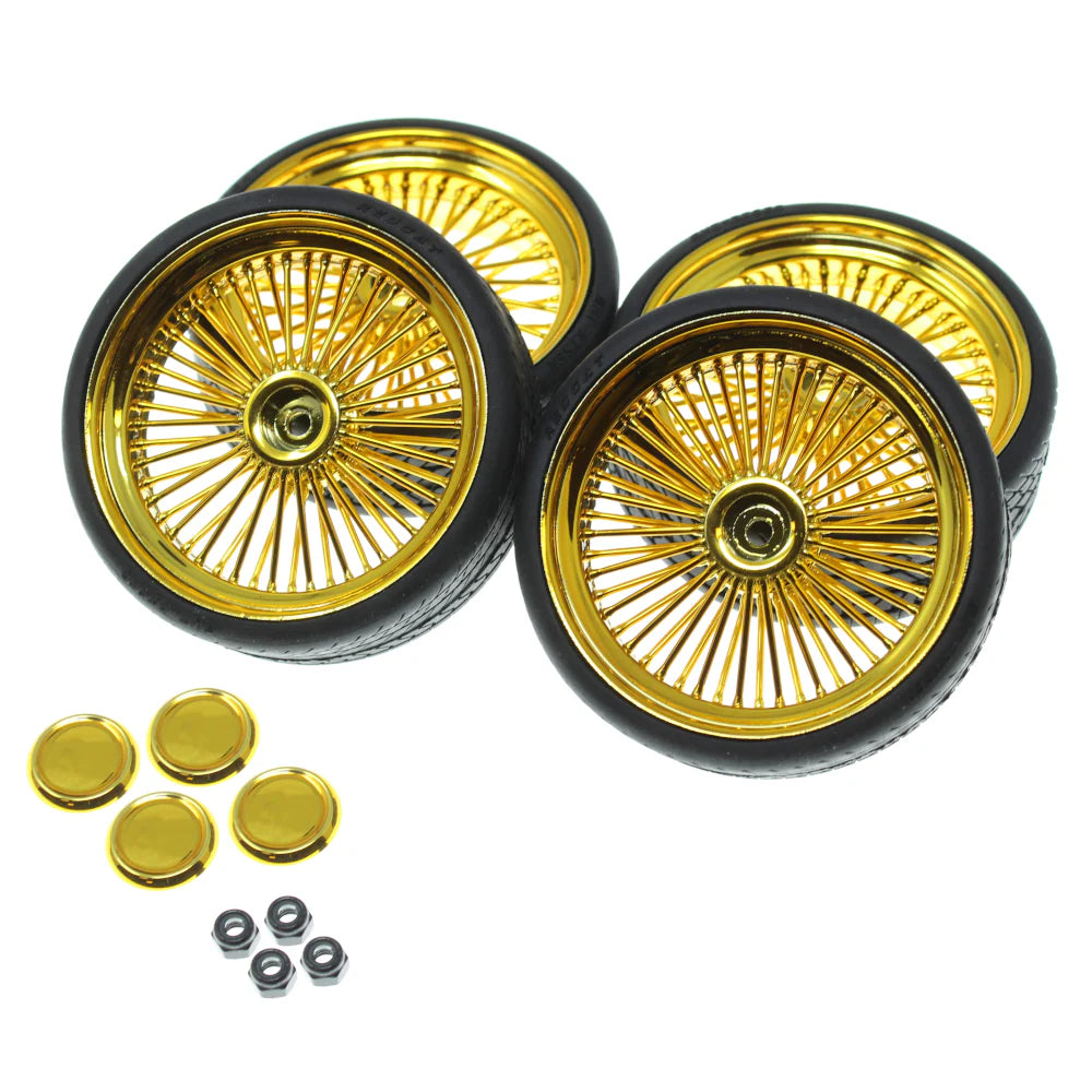 RER19793 GOLD 26” WIRE WHEEL TIRE SET | The RC Shop at Dr Dans